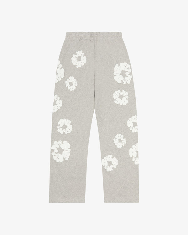 DENIM TEARS - Cotton Wreath Open Hem Sweatpants - (Grey)