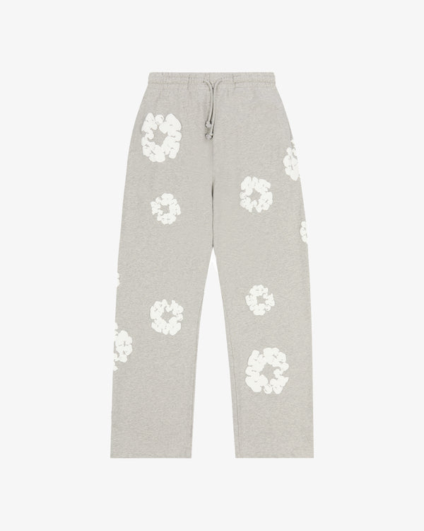 DENIM TEARS - Cotton Wreath Open Hem Sweatpants - (Grey)
