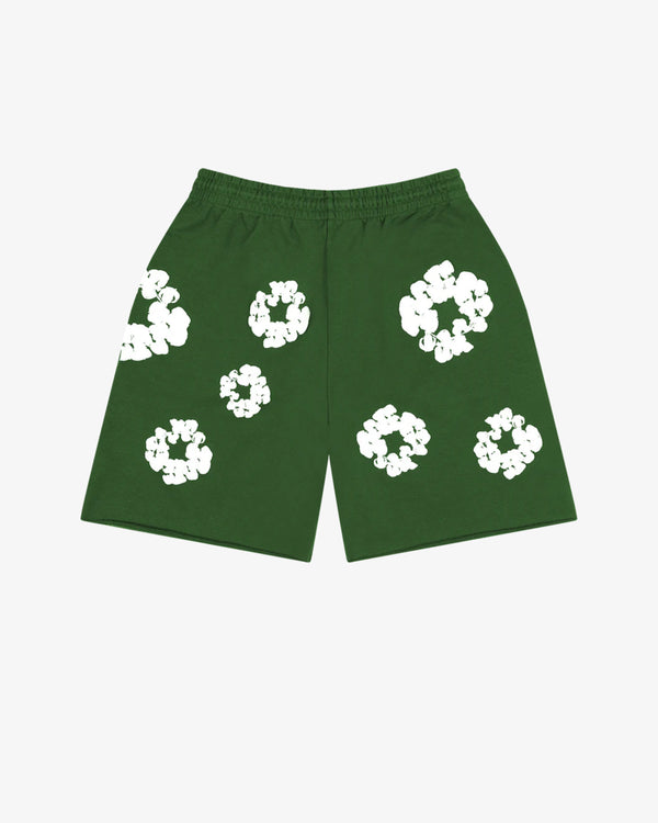 DENIM TEARS - Cotton Wreath Shorts - (Green)