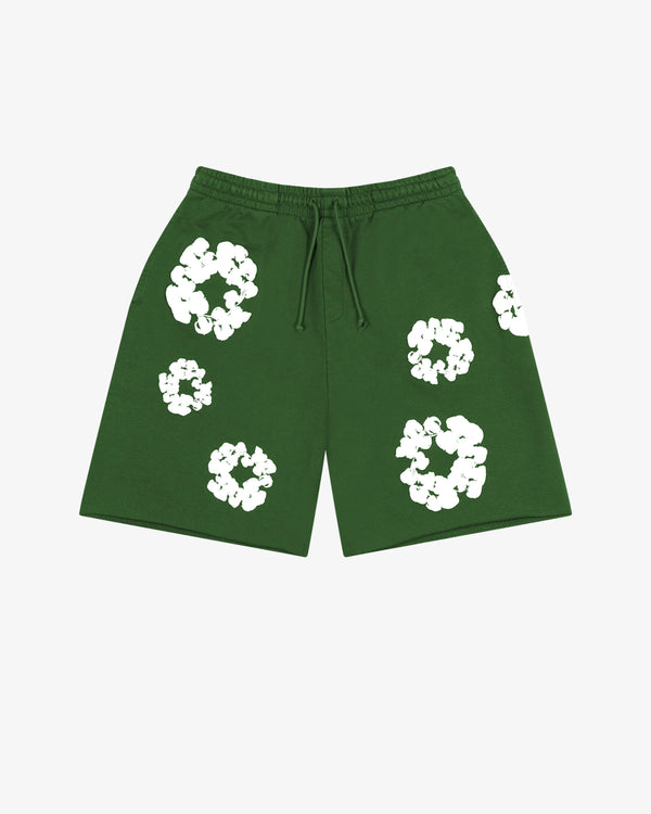 DENIM TEARS - Cotton Wreath Shorts - (Green)