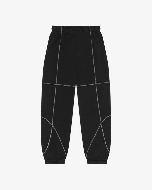 DENIM TEARS - Court Lines Sweatpants Black - (Black)