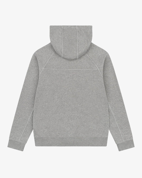 DENIM TEARS - Court Lines Zip Hoodie Grey - (Grey)