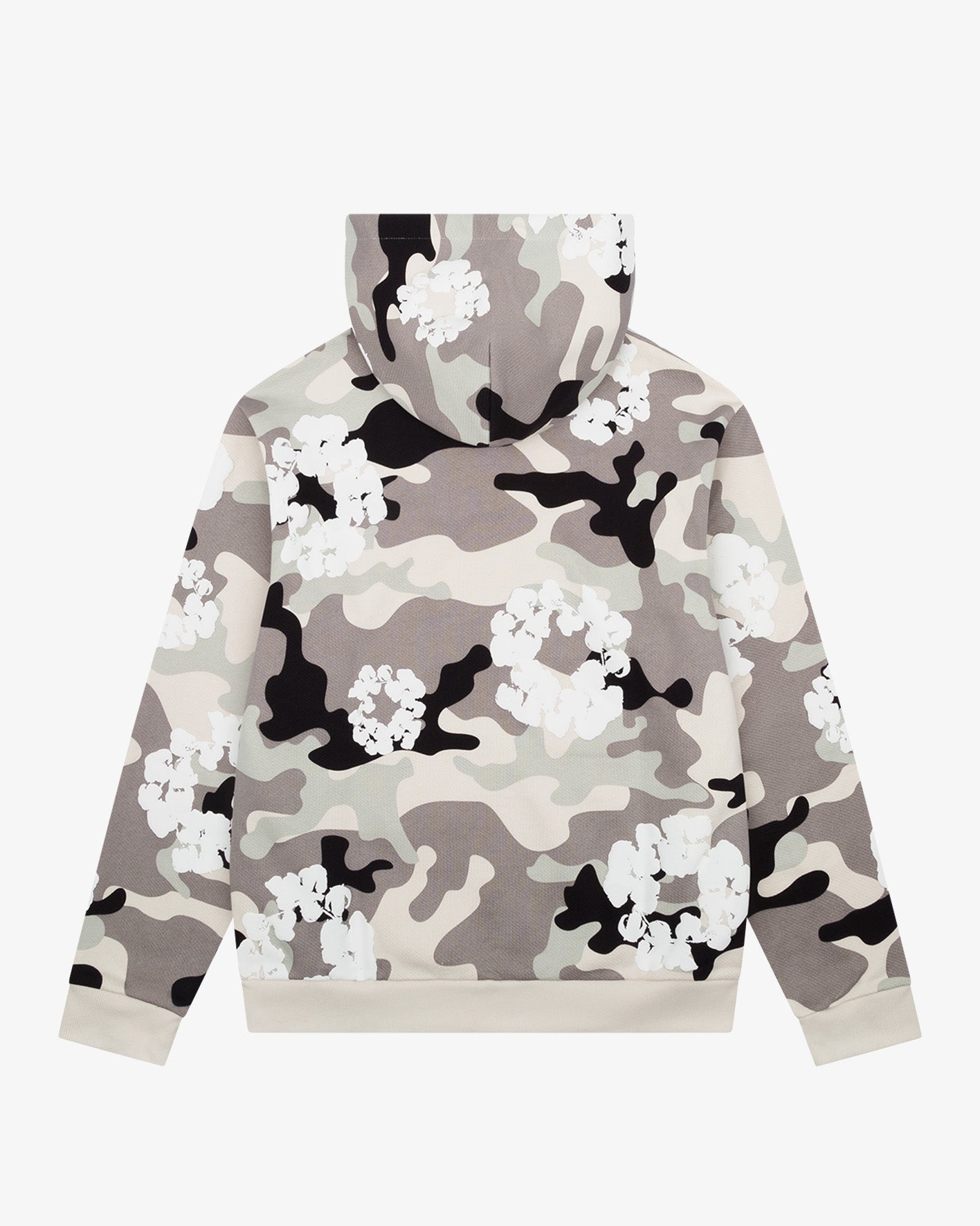 DENIM TEARS: Camo Cotton Wreath Zip Hoodie (S Camo) | DSMG E-SHOP 