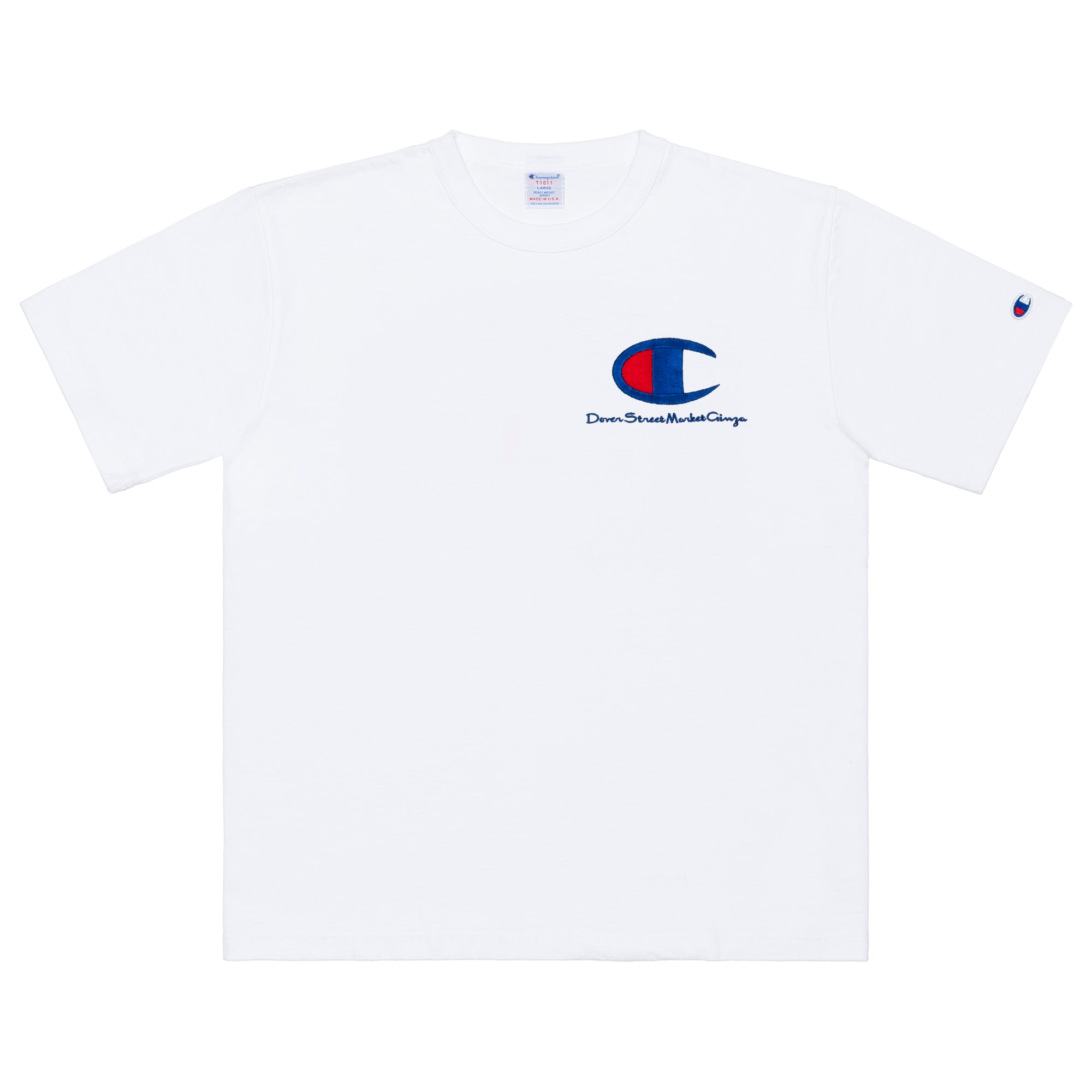 CHAMPION: Dsmg Short Sleeve T-Shirt C5-Z324 (White) | DSMG E-SHOP 