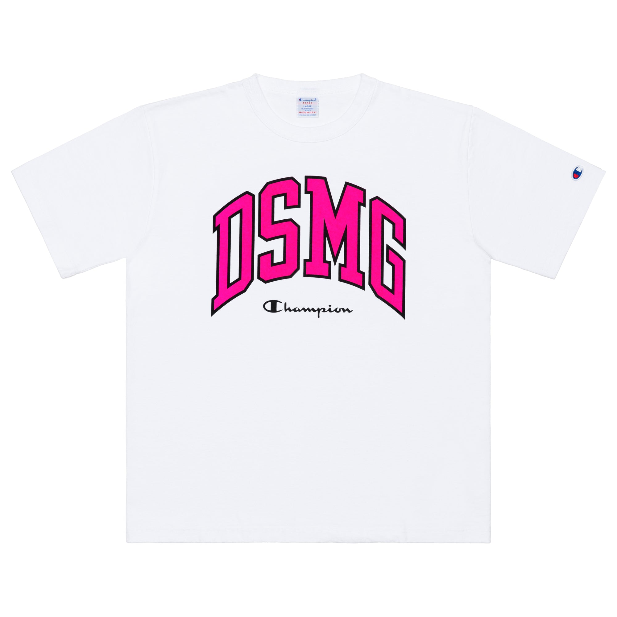 CHAMPION: Dsmg Short Sleeve T-Shirt C5-Z323 (L.Pnk) | DSMG E-SHOP 
