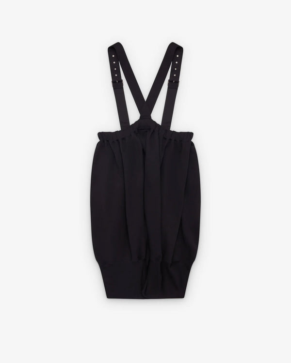 DSM KEI NINOMIYA - Oversize Apron Cotton Back Pile Knit - (Black)