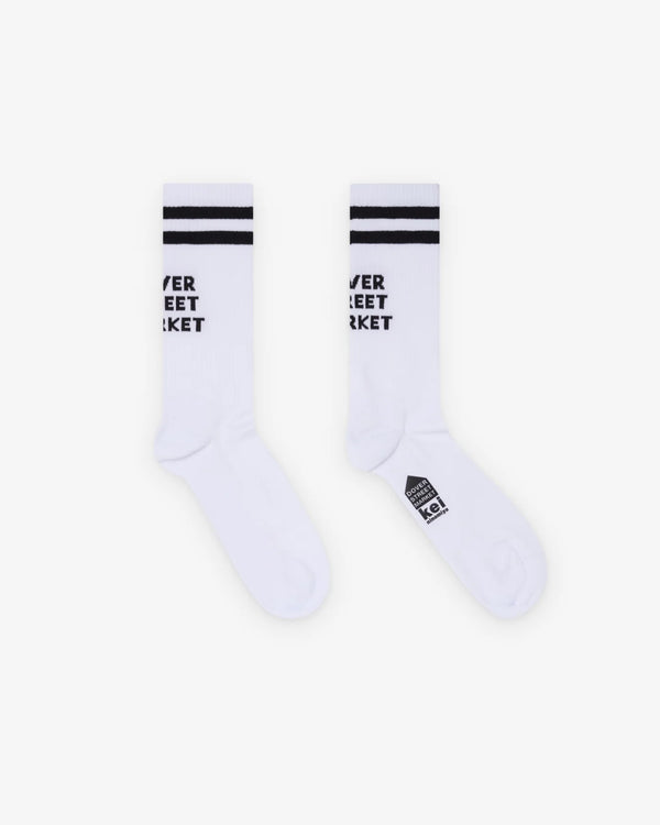 DSM KEI NINOMIYA - Dover Street Market Logo Socks - (White)
