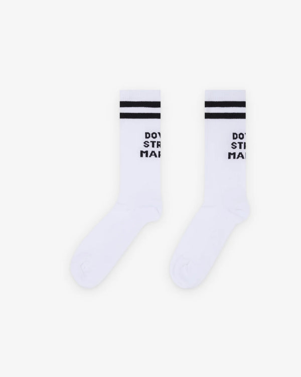 DSM KEI NINOMIYA - Dover Street Market Logo Socks - (White)