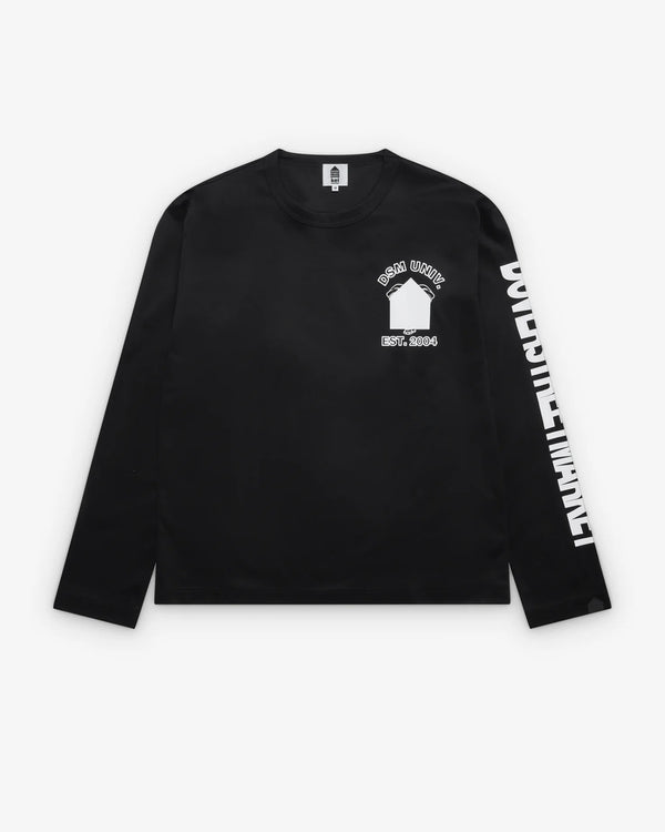 DSM KEI NINOMIYA - Longsleeve T-Shirt Cotton Ponte Knit - (Black)