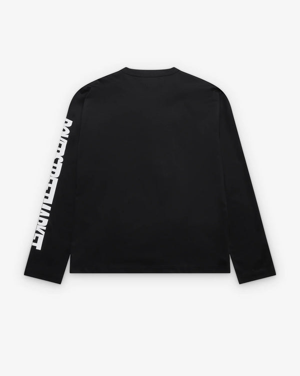 DSM KEI NINOMIYA - Longsleeve T-Shirt Cotton Ponte Knit - (Black)