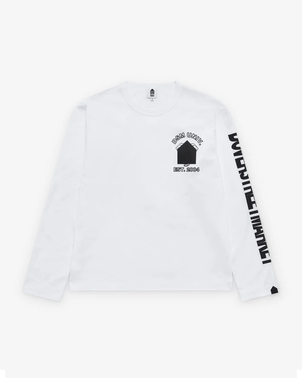 DSM KEI NINOMIYA - Longsleeve T-Shirt Cotton Ponte Knit - (White)