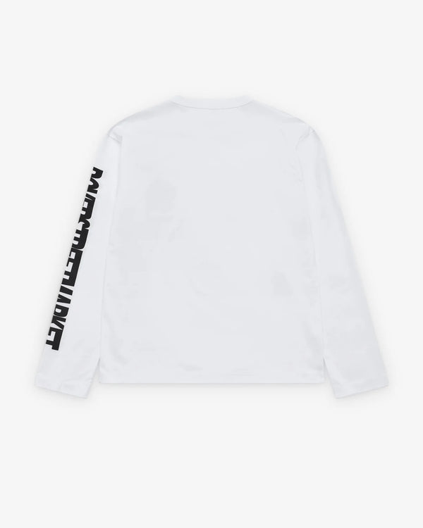 DSM KEI NINOMIYA - Longsleeve T-Shirt Cotton Ponte Knit - (White)