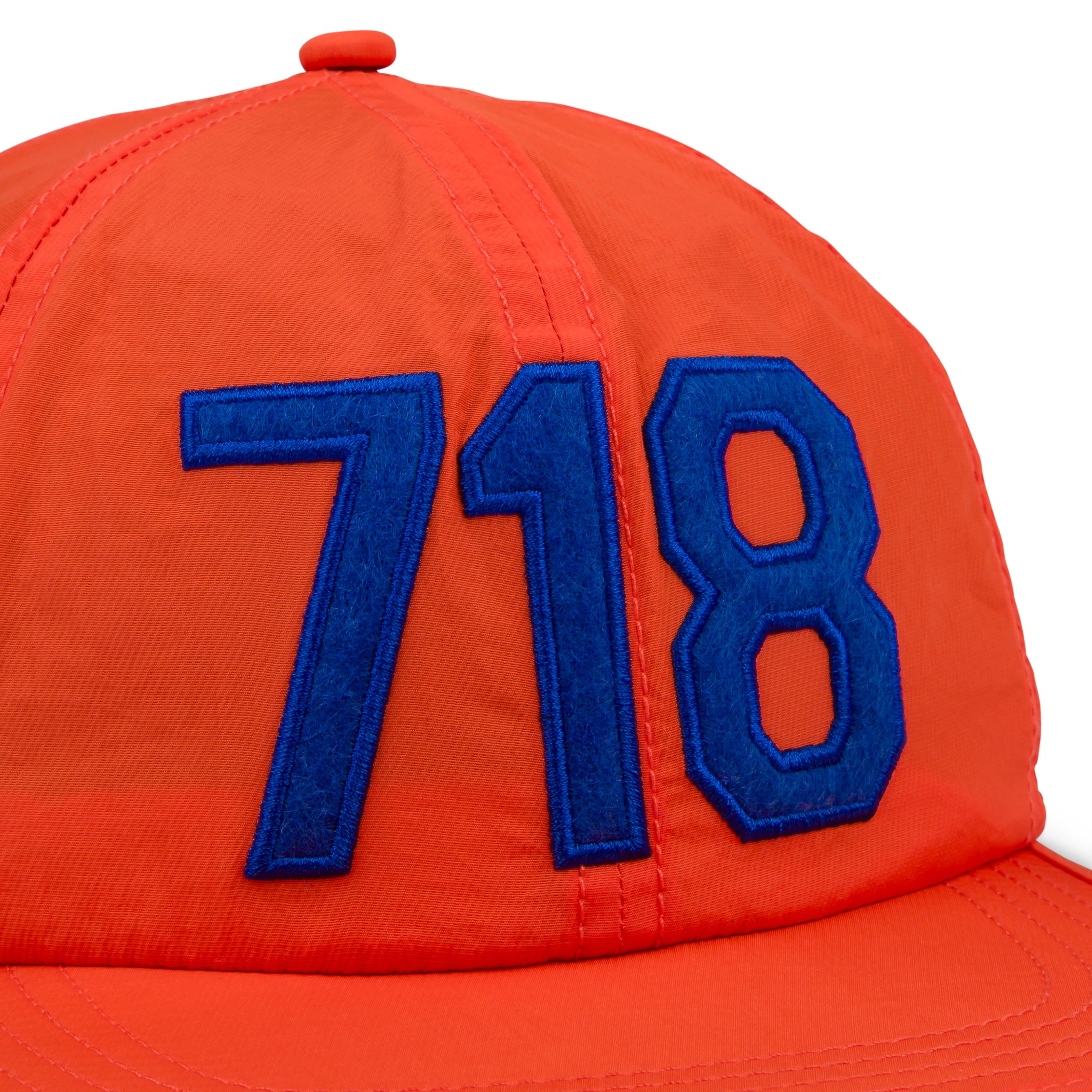 DENIM TEARS: Zip Code Cap Orange (Orange) | DSMG E-SHOP