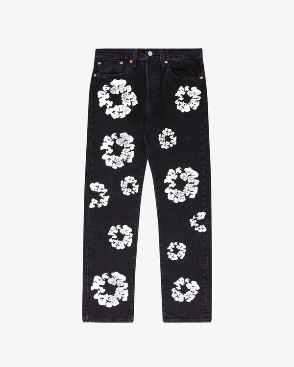 DENIM TEARS - The Cotton Wreath Jean - (Black)