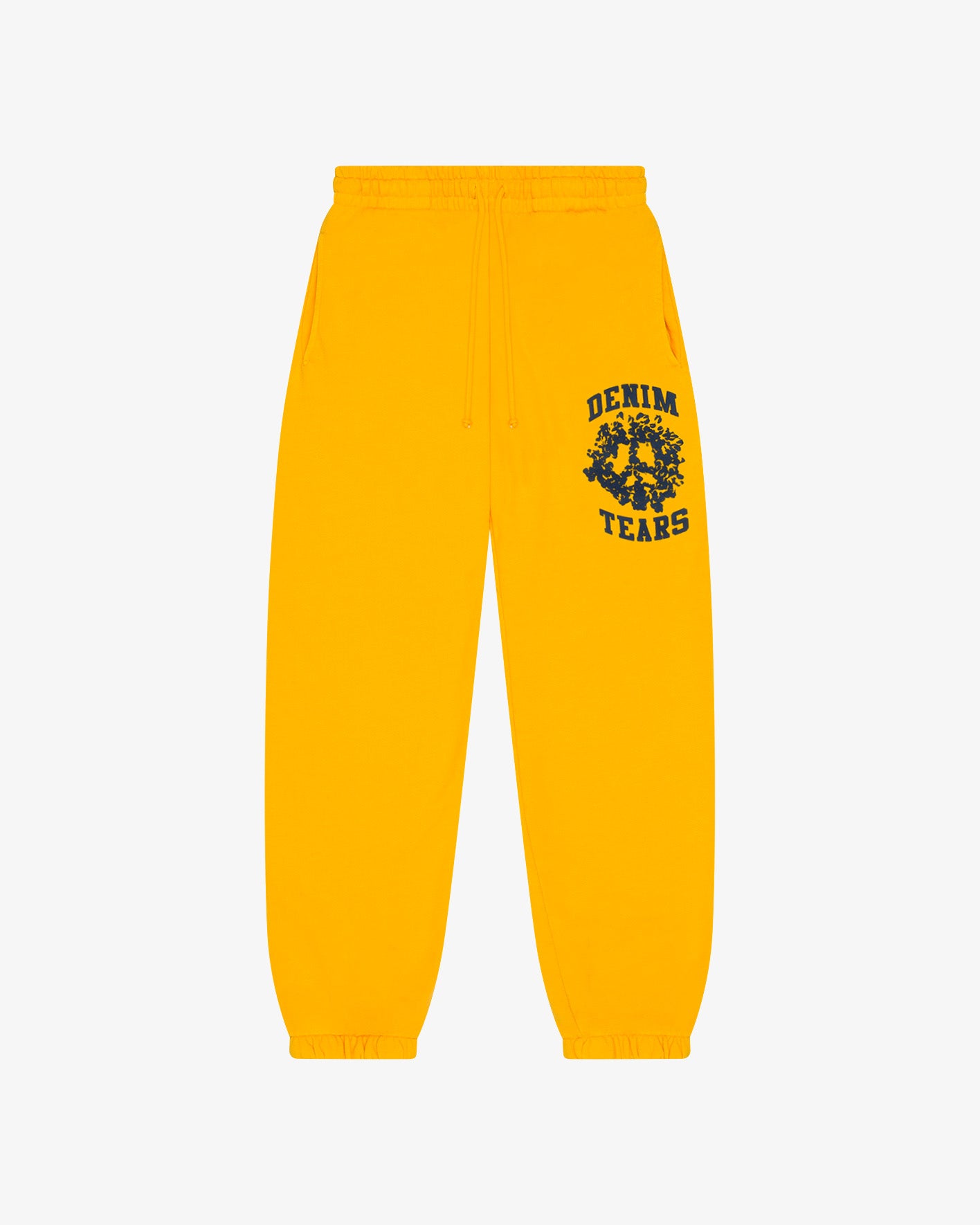 DENIM TEARS: Denim University Sweatpants (Yellow) | DSMG E-SHOP