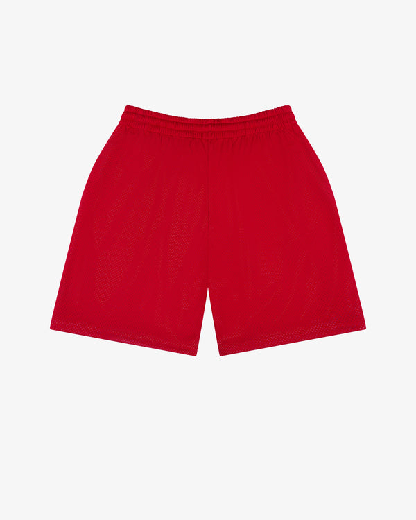 DENIM TEARS - Denim University Mesh Shorts - (Red)