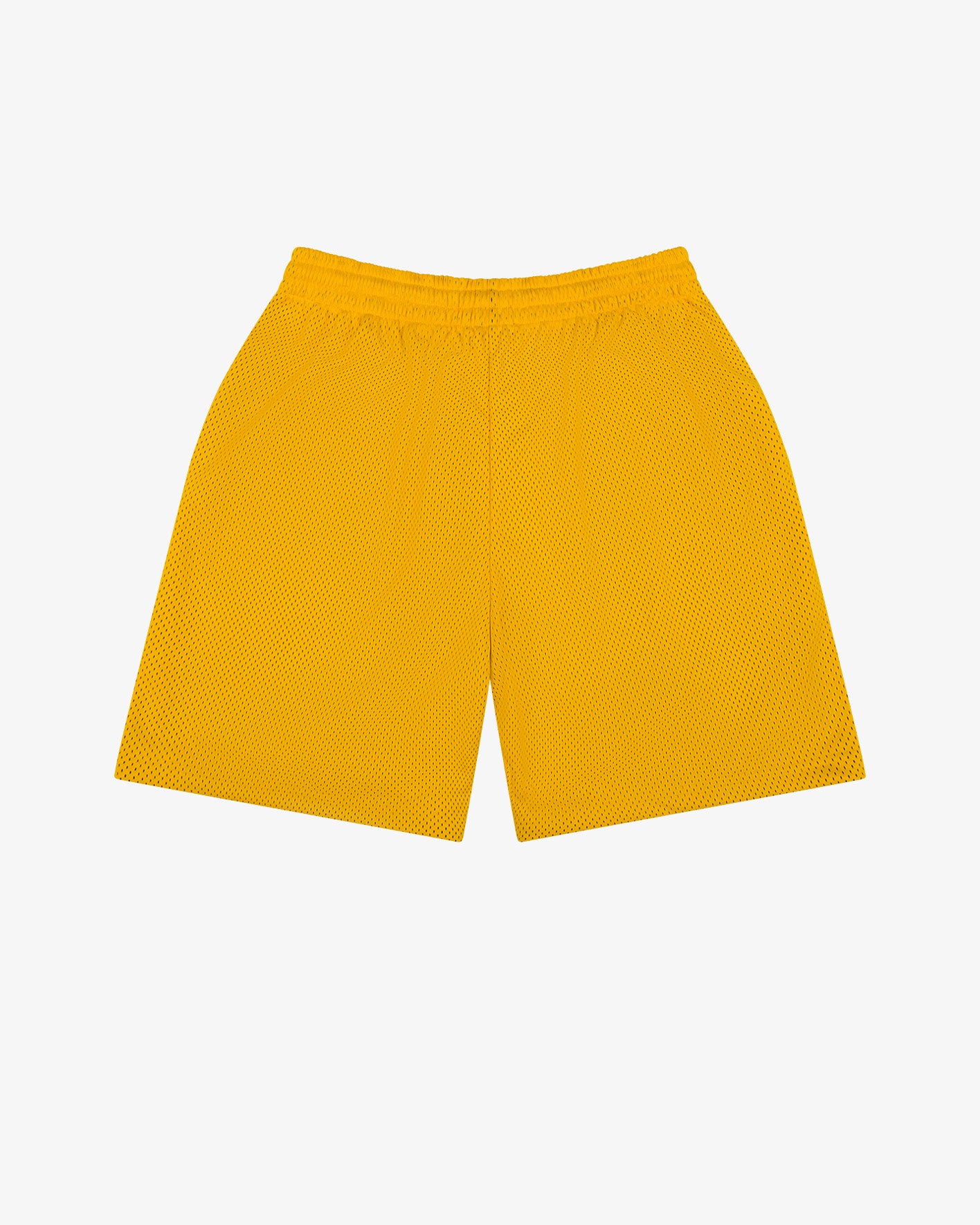 DENIM TEARS: Denim University Mesh Shorts (Yellow) | DSMG E-SHOP