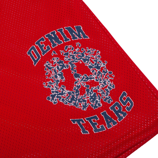 DENIM TEARS - Denim University Mesh Shorts - (Red)