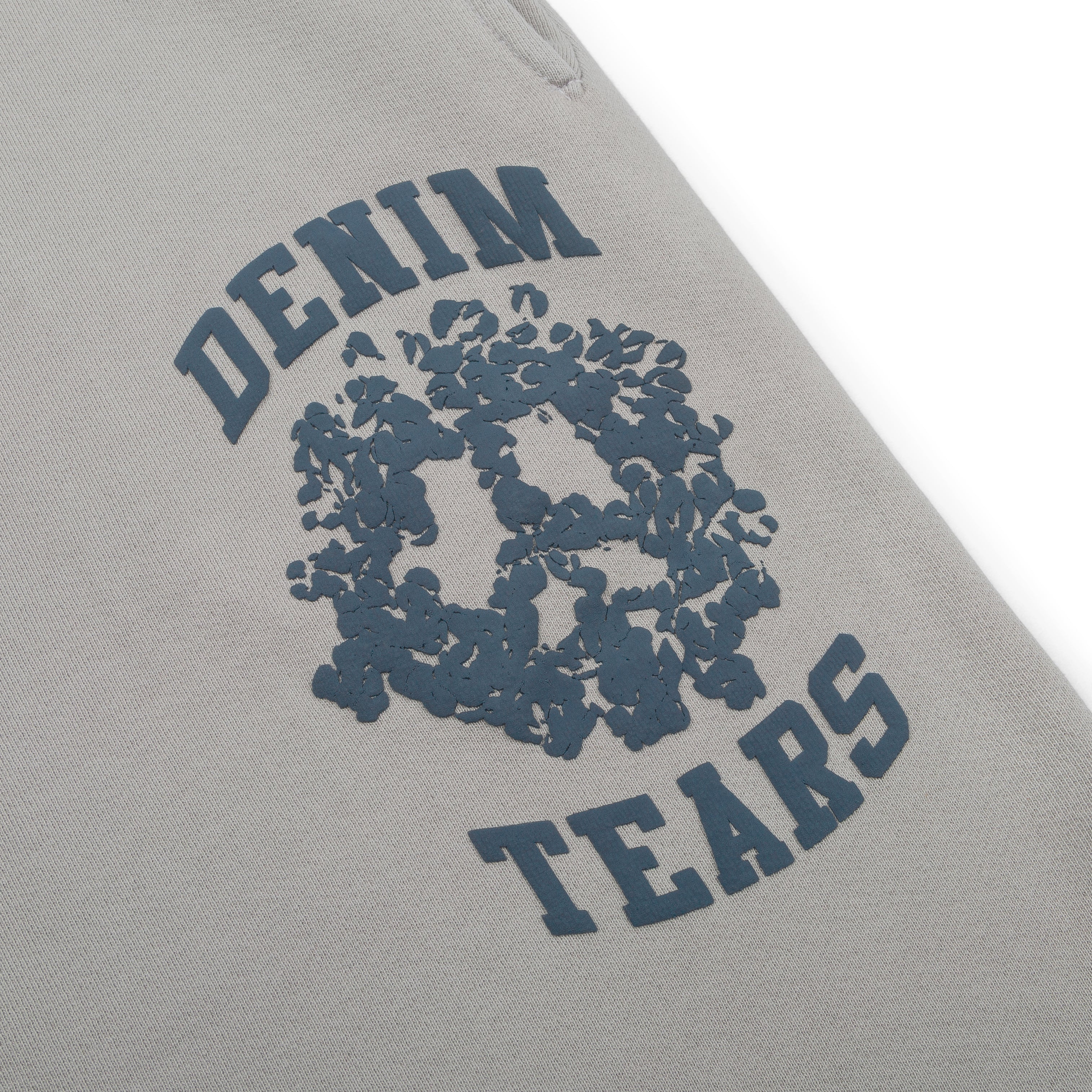 DENIM TEARS: Denim University Sweatpants (Grey) | DSMG E-SHOP