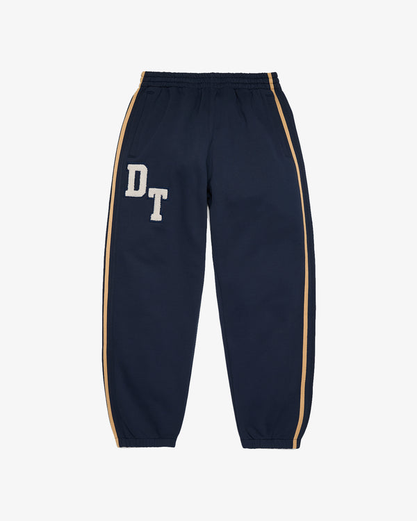 DENIM TEARS - Dt Chenille Embroidered Sweatpant - (Blue)