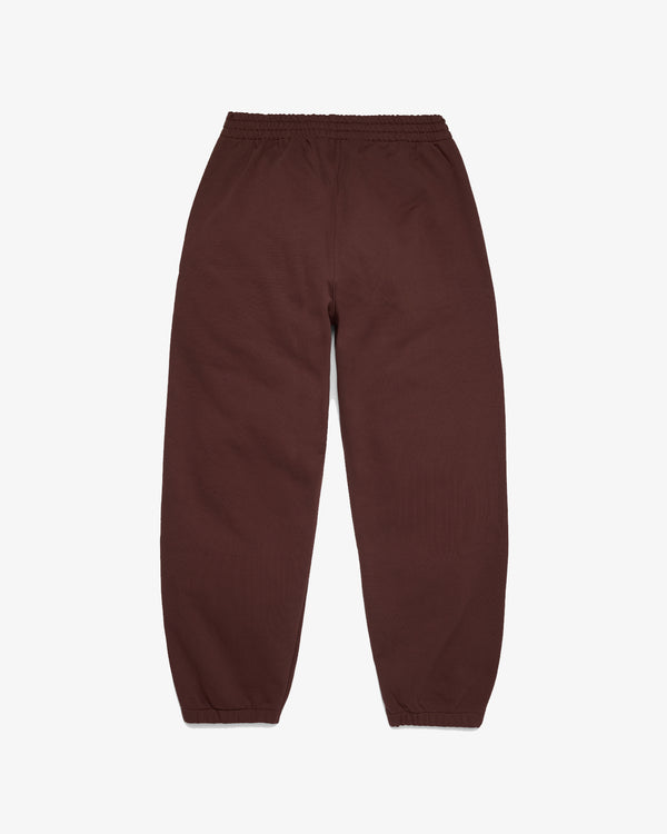 DENIM TEARS - Dt Chenille Embroidered Sweatpant - (Brown)