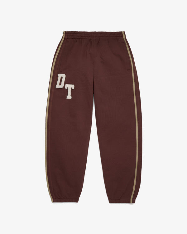 DENIM TEARS - Dt Chenille Embroidered Sweatpant - (Brown)