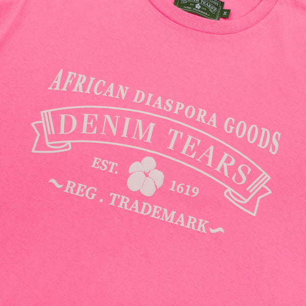 DENIM TEARS - Adg Tee Pink - (Pink)