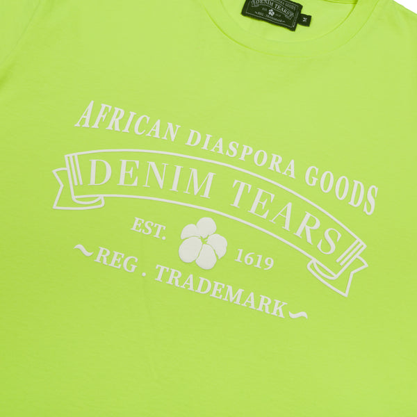 DENIM TEARS - Adg Tee Lime - (Lime)