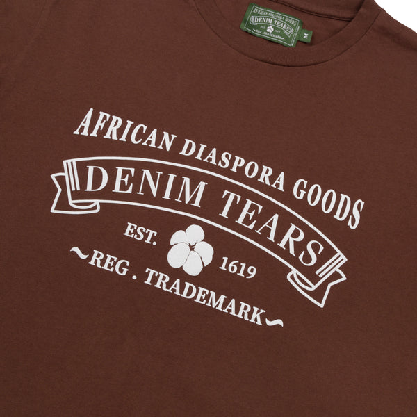DENIM TEARS - Adg Tee Brown - (Brown)