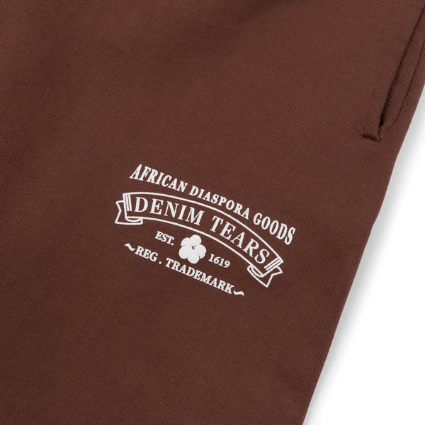 DENIM TEARS - Adg Sweatpants Brown - (Brown)