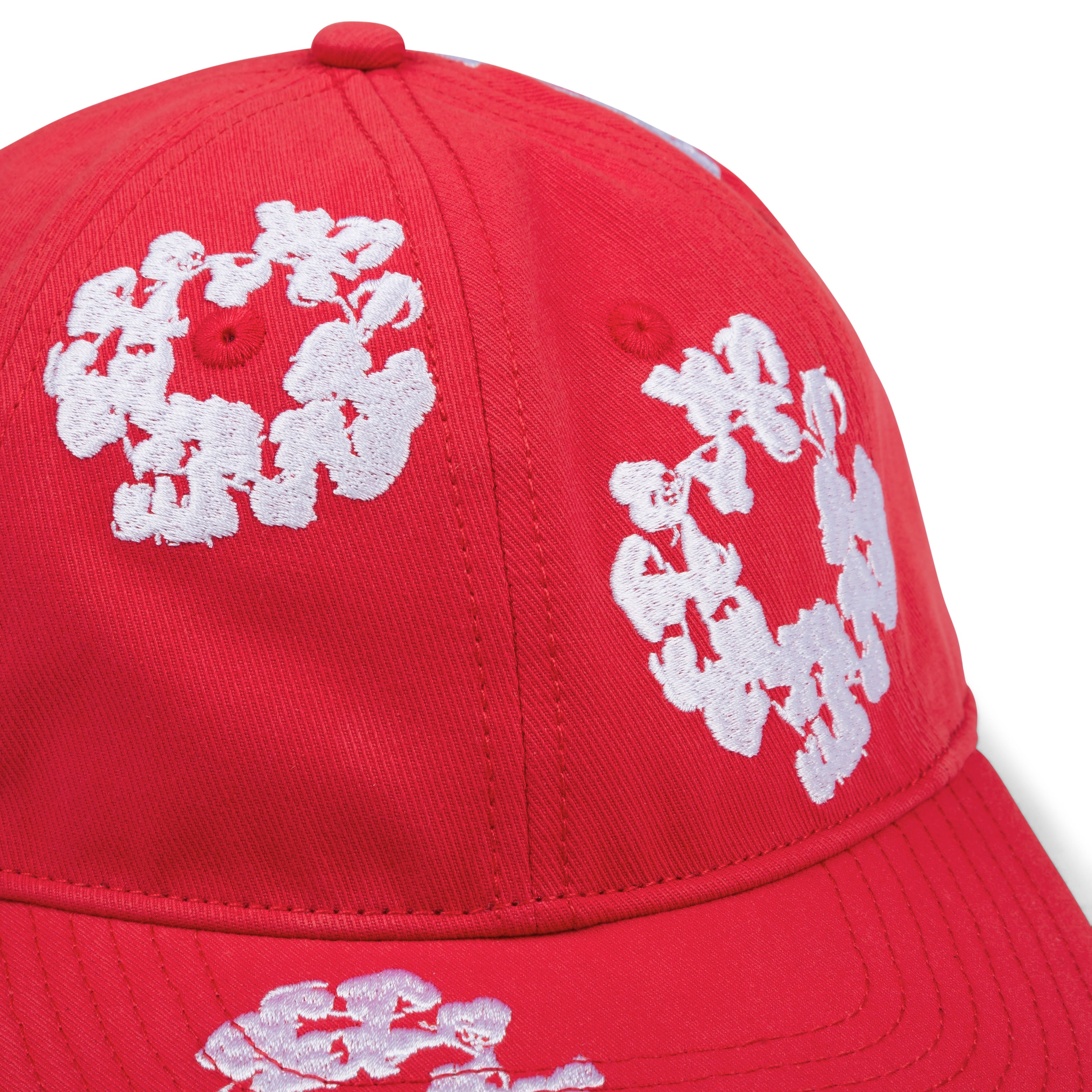 DENIM TEARS: The Cotton Wreath Cap (Red) | DSMG E-SHOP