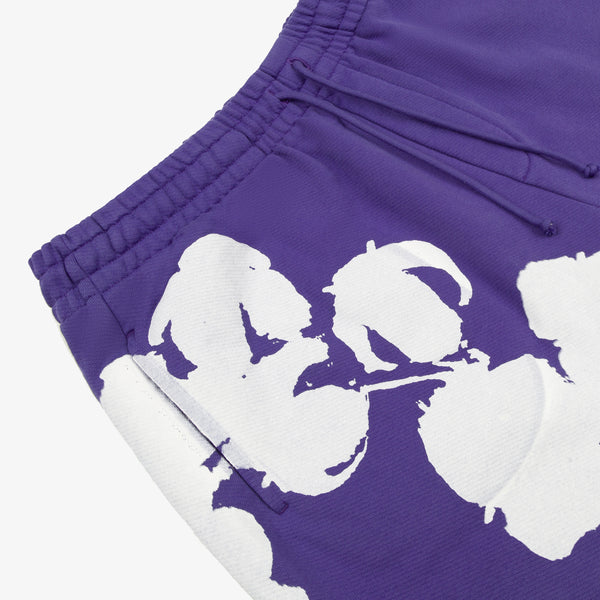 DENIM TEARS - Jumbo Wreath Sweat Shorts Purp - (Purple)