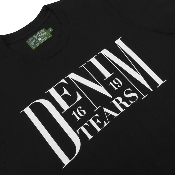 DENIM TEARS - Cannes Tee Black - (Black)