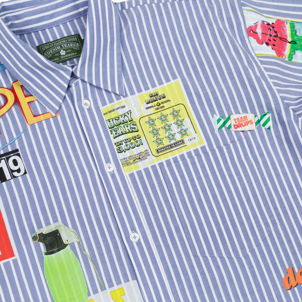 DENIM TEARS - Bodega Button Up Blue Multi - (Blue Mul)
