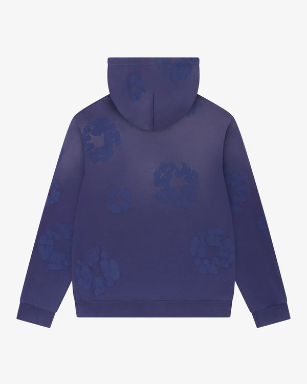 DENIM TEARS - Mono Cotton Wreath Hoodie Wash - (Washed Blue)