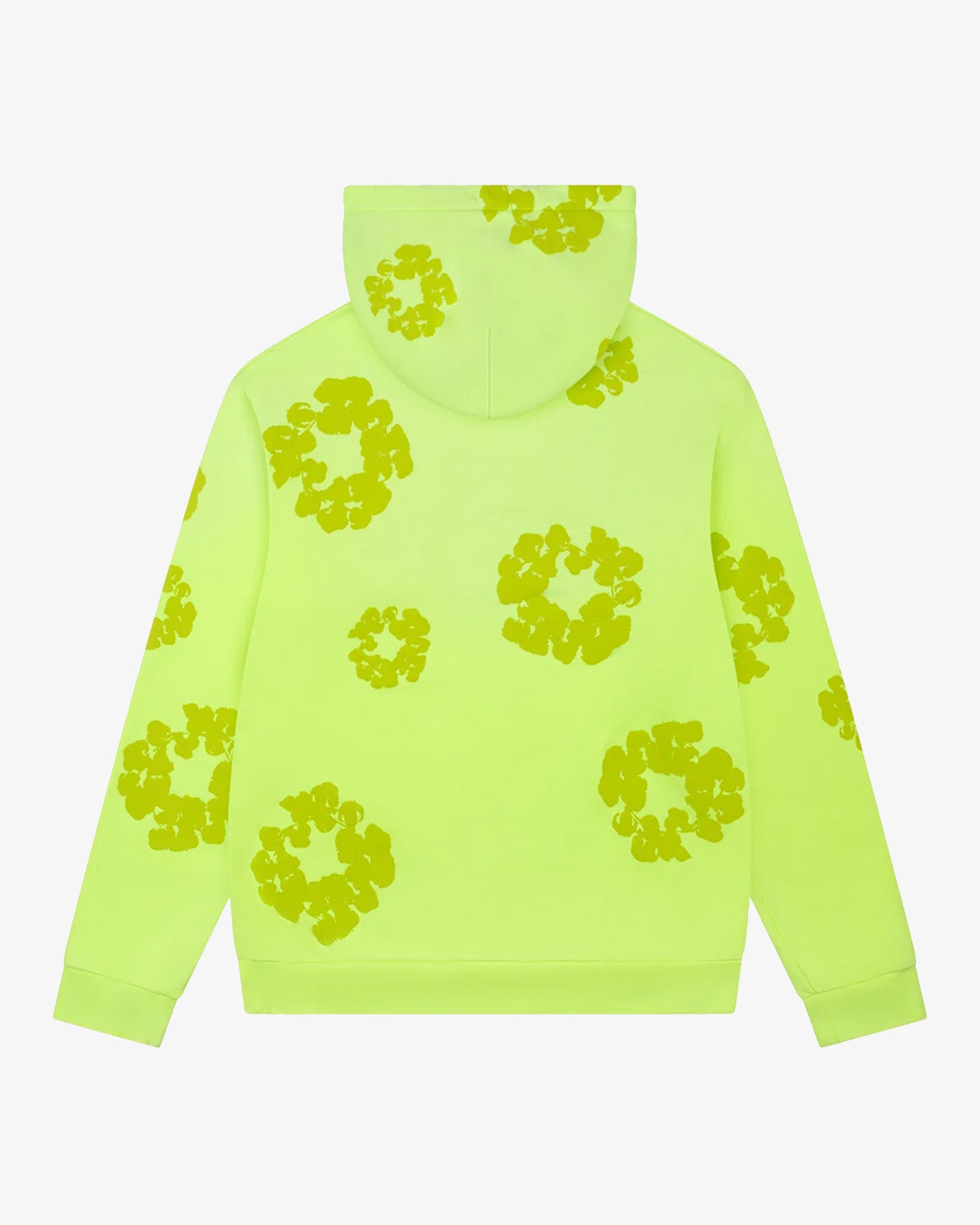 DENIM TEARS: Mono Cotton Wreath Hoodie Neon (Neon) | DSMG E-SHOP