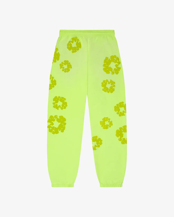 DENIM TEARS - Mono Cotton Wreath Sweatpants - (Neon)