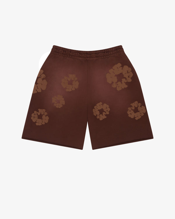 DENIM TEARS - Mono Cotton Wreath Sweatshorts - (Brown)