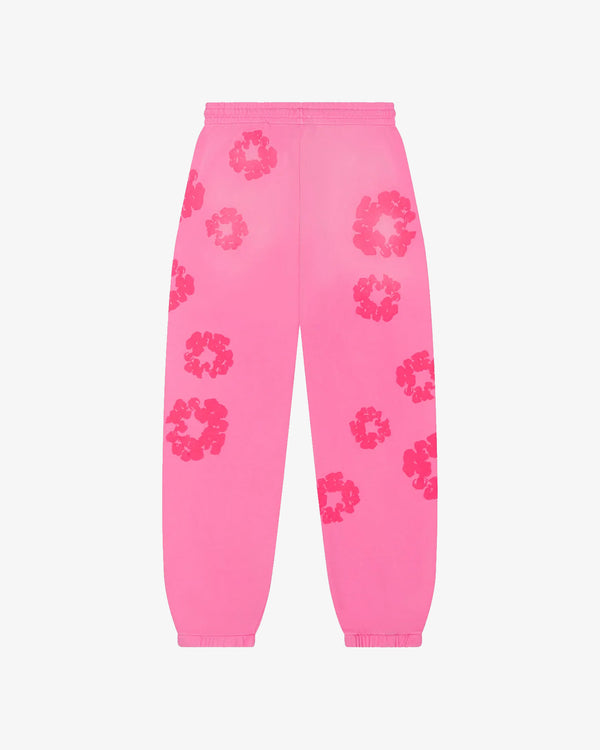 DENIM TEARS - Mono Cotton Wreath Sweatpants - (Pink)