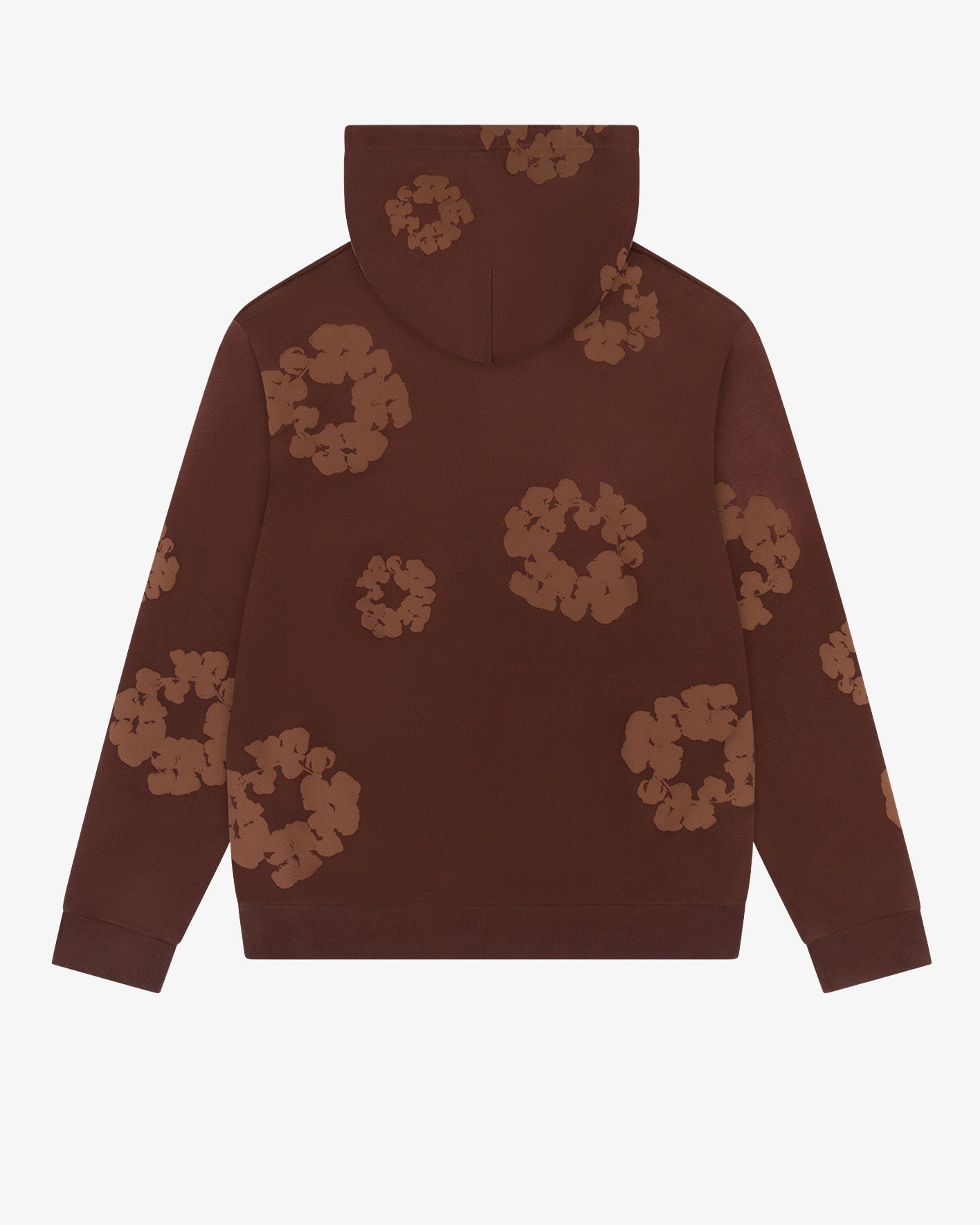 DENIM TEARS: Mono Cotton Wreath Hoodie Brown (Brown) | DSMG E-SHOP