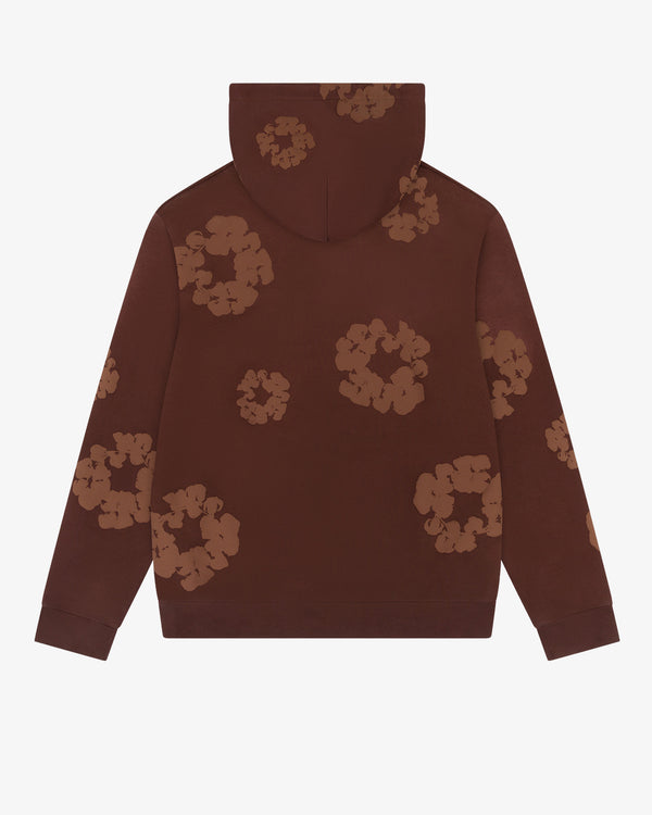 DENIM TEARS - Mono Cotton Wreath Hoodie Brown - (Brown)