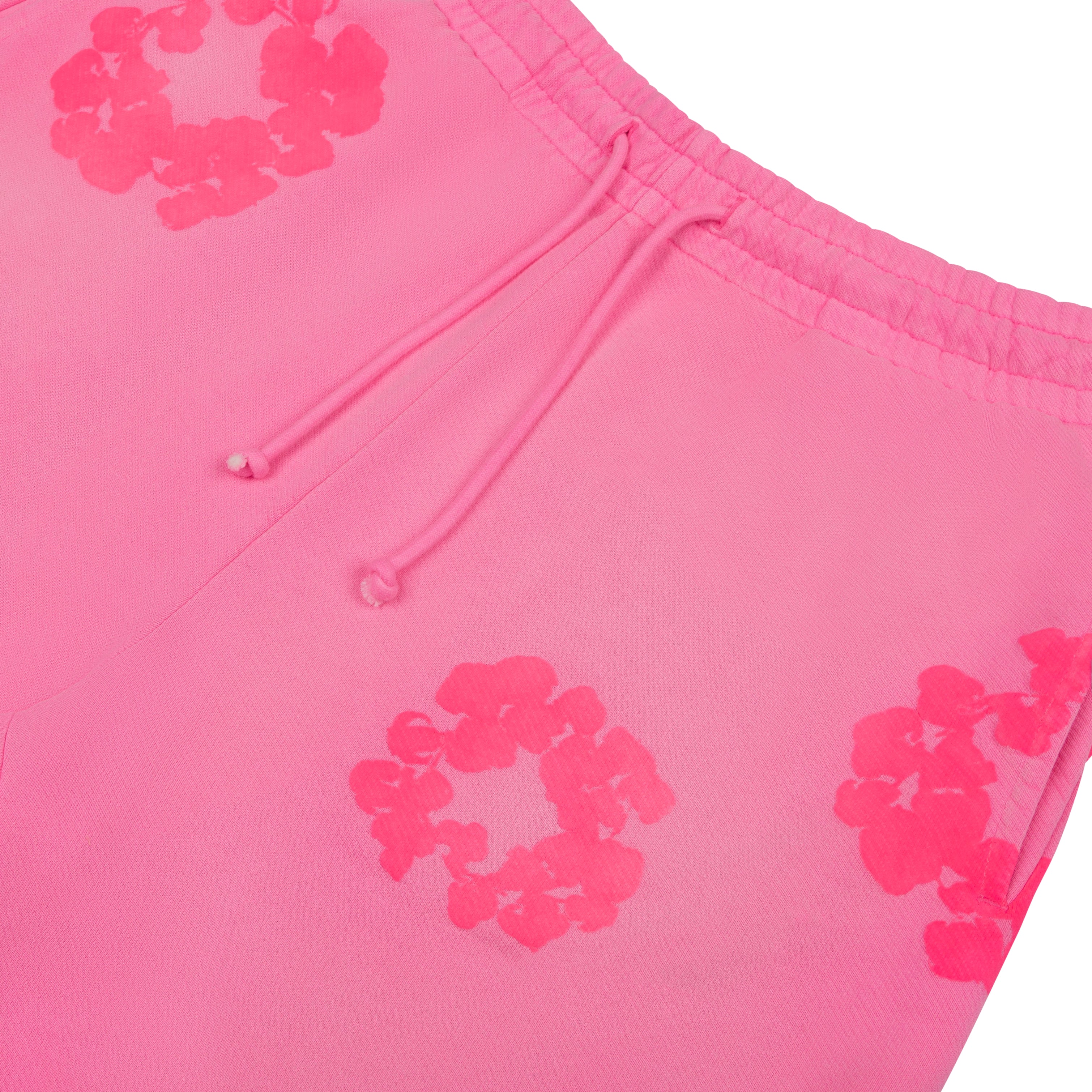 DENIM TEARS: Mono Cotton Wreath Sweatpants (Pink) | DSMG E-SHOP