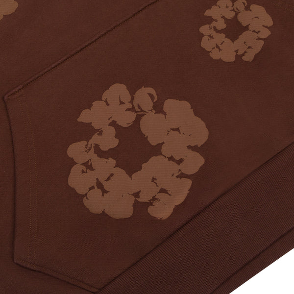 DENIM TEARS - Mono Cotton Wreath Hoodie Brown - (Brown)