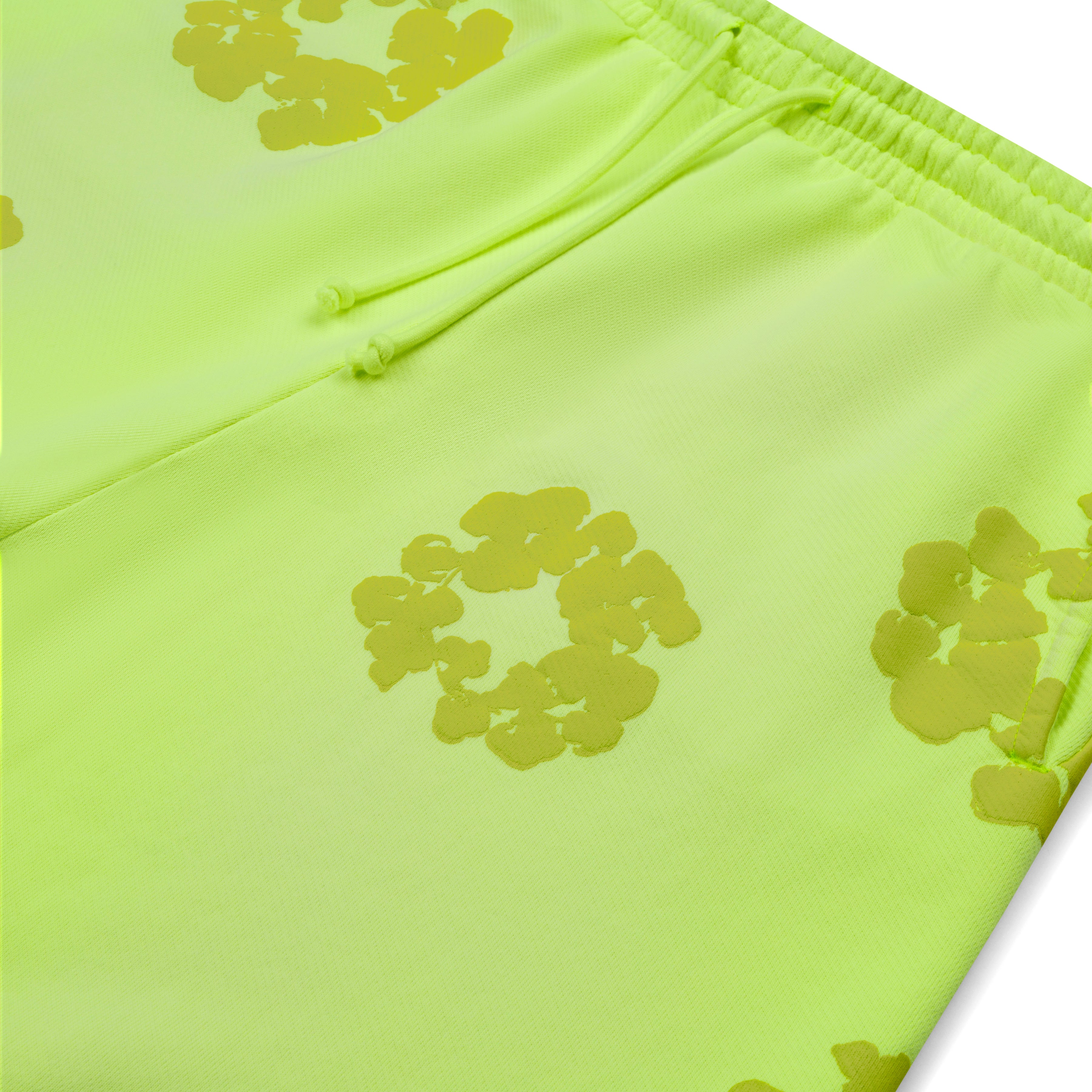 DENIM TEARS: Mono Cotton Wreath Sweatpants (Neon) | DSMG E-SHOP