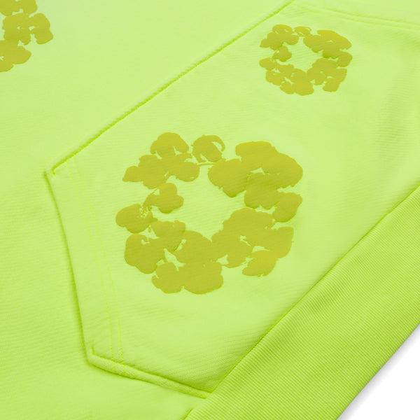 DENIM TEARS - Mono Cotton Wreath Hoodie Neon - (Neon)