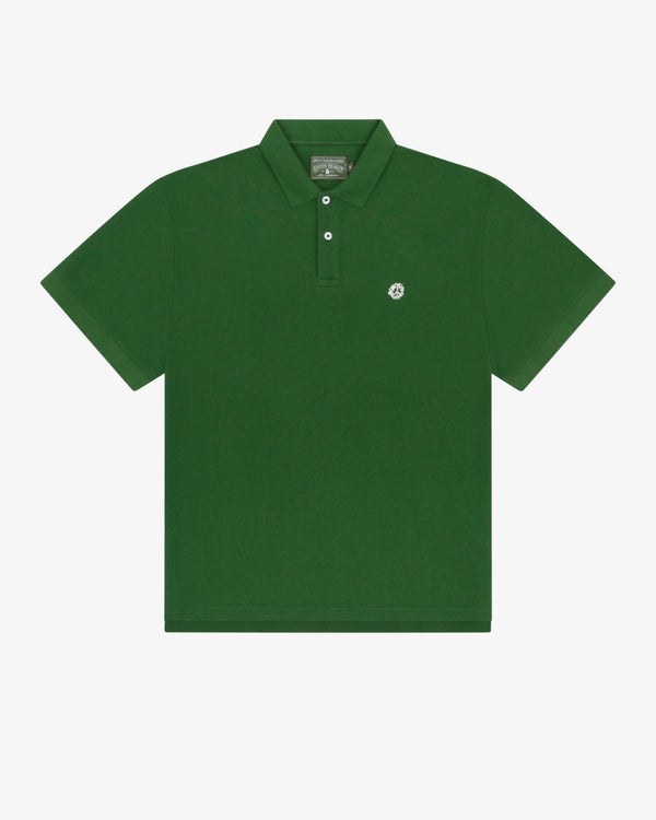 DENIM TEARS - Peace Wreath Polo Green - (Green)