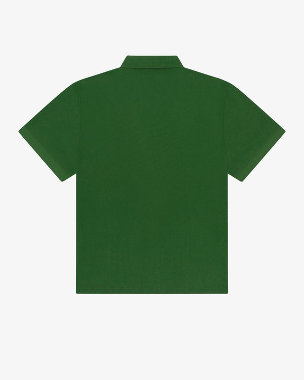 DENIM TEARS - Peace Wreath Polo Green - (Green)