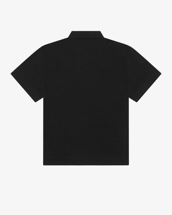 DENIM TEARS - Peace Wreath Polo Black - (Black)
