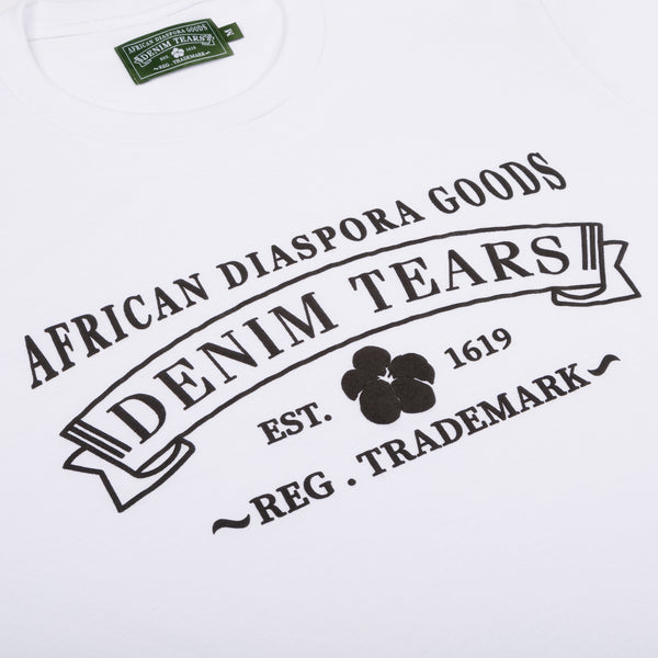 DENIM TEARS - Adg Tee White - (White)