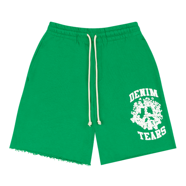 DENIM TEARS - University Sweat Shorts Green - (Green)